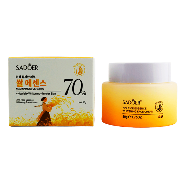 Crema blanqueadora para rostro con niacinamide - Sadoer